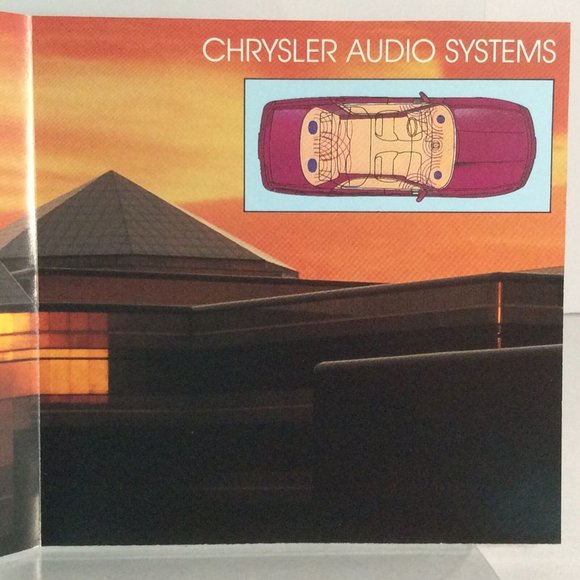 Chrysler Audio Systems Infinity Spatial Imaging CD 1992 Various Artists - Picture 6 of 6